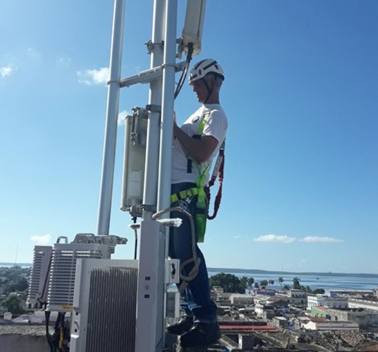 La ciudad de Cienfuegos será la última cabecera provincial en contar con el servicio 4G/LTE en Cuba. / Foto: tomada de Twitter (@Cubacel_ETECSA)