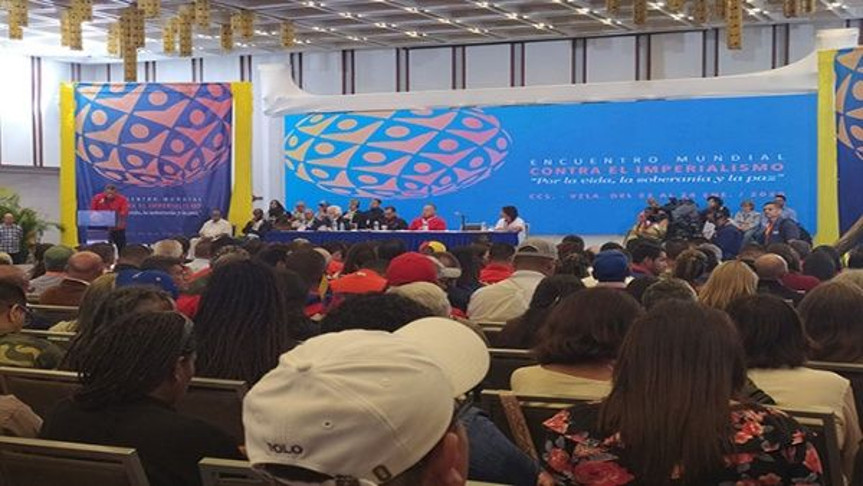 El encuentro antiimperialista culminará el próximo viernes 24 de enero y forma parte de la agenda del XXV del Foro de Sao Paulo que se celebró en Caracas en julio pasado. /Foto: @PartidoPSUV