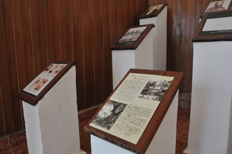 Dentro del Memorial se conserva una copia de la primera carta conocida del epistolario martiano, la cual Martí escribiera a su madre desde Caimito de La Hanábana. /Foto: Juan Carlos Dorado