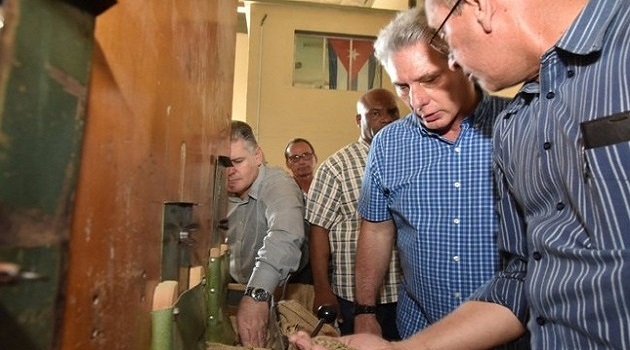 Procesadora de Café "Eladio Machín"./Foto: Presidencia Cuba