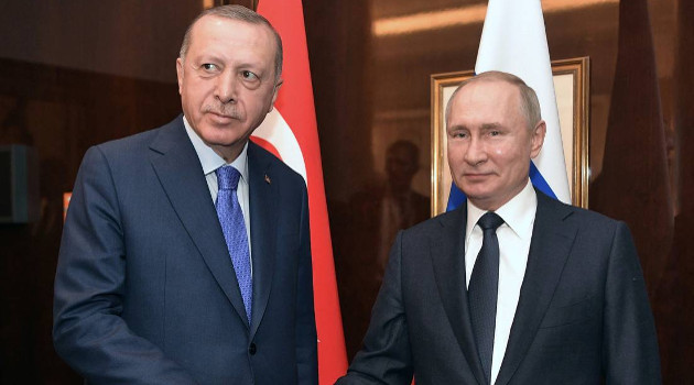 Recep Tayyip Erdogan y Vladímir Putin en un anterior encuentro cara a cara. /Foto: Aleksey Nikolskyi (Sputnik)