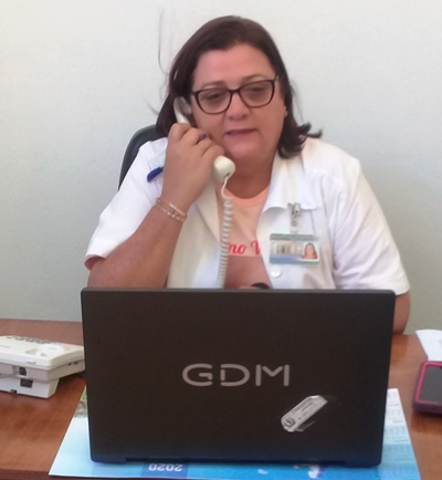 Dra. Arelis Crespo, jefa del Puesto de Dirección de Vigilancia en Salud./Foto: Magalys Chaviano