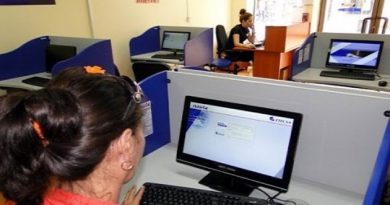 Etecsa Cienfuegos suspende el servicio de navegación por Internet en las salas que administra en esta provincia. / Foto: Tomada de Radio Rebelde