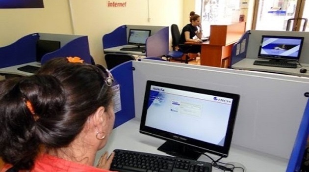 Etecsa Cienfuegos suspende el servicio de navegación por Internet en las salas que administra en esta provincia. / Foto: Tomada de Radio Rebelde