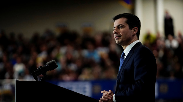 Exmilitar, gay, 'millennial', políglota. Ese era Pete Buttigieg, el aspirante a presidente más joven de EE.UU. /Foto: Eric Thayer (Reuters)