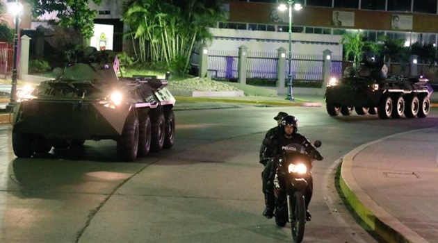 El despliegue sorpresivo busca medir las capacidades de reacción de las unidades operativas de la Fuerza Armada Nacional Bolivariana. /Foto: Twitter del Ministerio del Poder Popular para la Comunicación e Información de Venezuela.