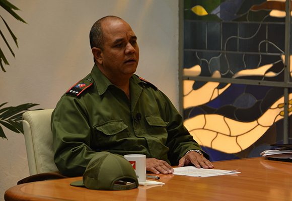 Reynaldo García Zapata, gobernador de La Habana. /Foto: Estudios Revolución.