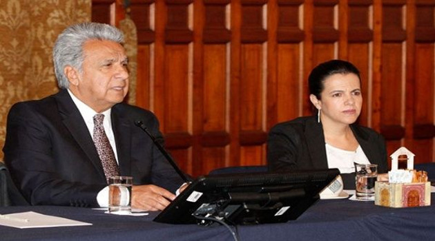 El presidente ecuatoriano, Lenín Moreno, dió una cadena nacional en la cual anuncia medidas económicas que se suman a las de tomadas en 2019. | Foto: Twitter del mandatario