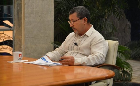 Antonio Rodríguez Rodríguez, presidente del Instituto Nacional de Recursos Hidráulicos. /Foto: Estudios Revolución.