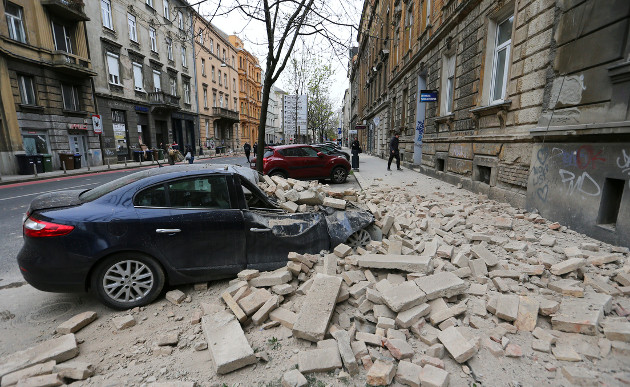 Consecuencias del terremoto en Zagreb, Croacia, el 22 de marzo de 2020. /Foto: Antonio Bronic (Reuters)