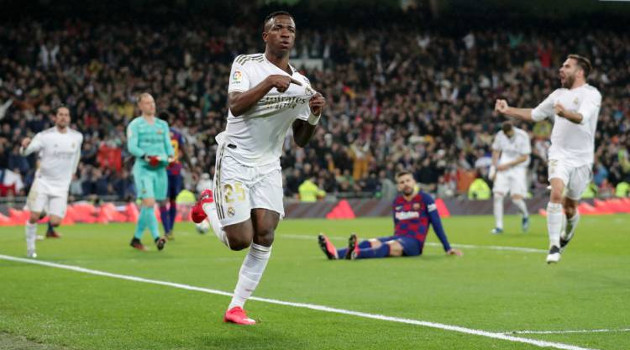 Con su gol en el minuto 71, el jovencito brasileño Vinicius Jr. se convirtió en el primer adolescente en anotar en un 'clásico' después de Lionel Messi. /Foto: Internet