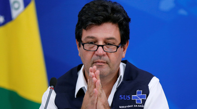 El hasta hoy ministro de Salud de Brasil, Luiz Henrique Mandetta. /Foto: Adriano Machado (Reuters)