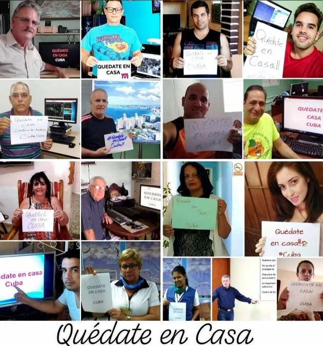 El mensaje nos llega desde la "Sociedad Meteorológica de Cuba" #SometCuba #QuedateEnCasa #FamiliaMeteorológica.