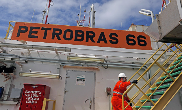Plataforma de Petrobras en Río de Janeiro. /Foto: Pilar Olivares (Reuters)
