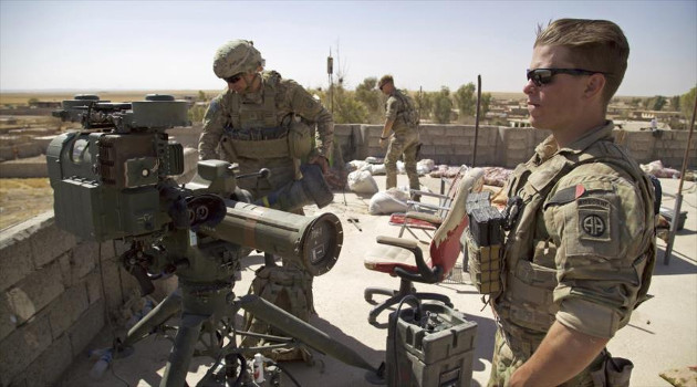 Emplazamiento de soldados del Ejército de EE.UU. en una aldea cerca de Tal Afar, norte de Irak. /Foto: AP