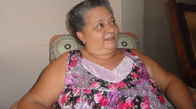 Consuelo Aguilera Mejías, madre de tres hijos y con 70 años./Foto: Magalys Chaviano