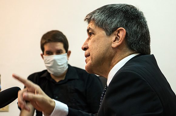 Carlos Fernández de Cossío, director general para EE.UU. del Ministerio de Relaciones Exteriores. /Foto: Abel Padrón Padilla/Cubadebate.