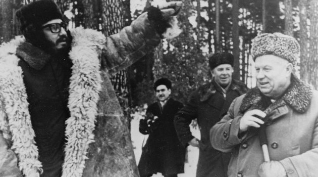 Fidel Castro en Rusia.