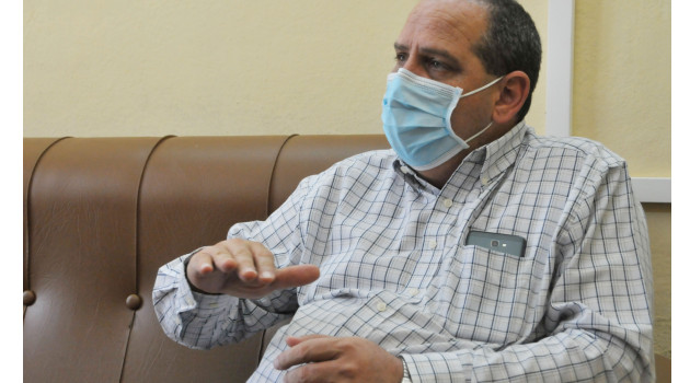 Dr. Salvador Tamayo Muñiz, director de Salud en Cienfuegos./Foto: Juan Carlos Dorado
