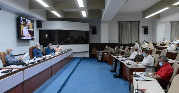 Reunión del Consejo de Ministros, correspondiente al mes de junio. /Foto: Estudios Revolución