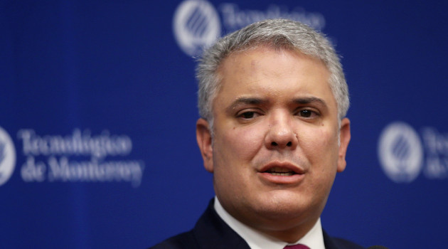 El presidente de Colombia, Iván Duque. 10 de marzo de 2020. /Foto: Luisa González (Reuters)