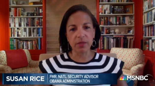 Susan Rice, exasesora de Seguridad Nacional durante la administración Obama. /Captura de video