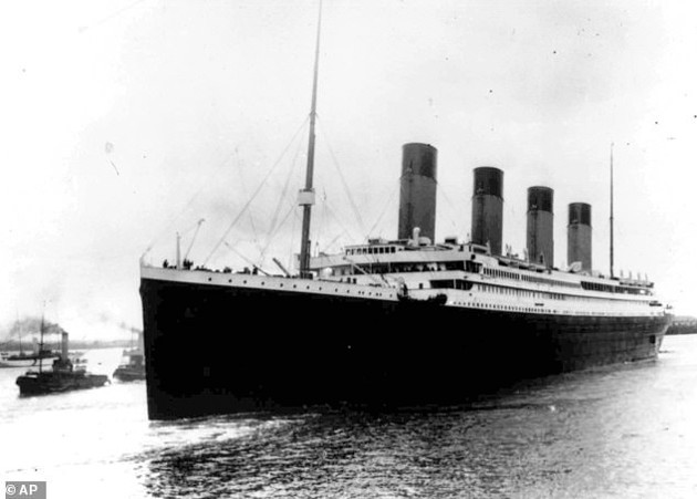 El Titanic zarpando del puerto de Southampton, Reino Unido, el 10 de abril de 1912. /Foto: AP