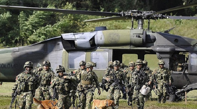 La brigada de Asistencia de Fuerza de Seguridad (SFAB por sus siglas en inglés) es una unidad especializada del Ejército de EE.UU., que tiene como objetivo "ayudar a Colombia en su lucha anti-narcóticos". /Foto: TeleSUR