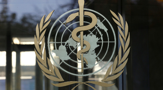 Logotipo de la OMS en su sede en Ginebra, Suiza. /Foto: Denis Balibouse (Reuters)