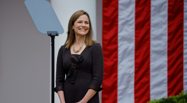 La jueza de la Corte de Apelaciones de EE.UU. del Séptimo Circuito, Amy Coney Barrett. /Foto: Carlos Barria (Reuters)