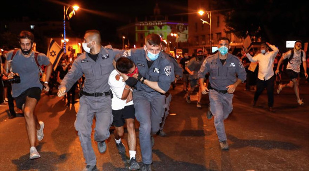 Las fuerzas de seguridad israelíes emplearon mano dura para dispersar a los manifestantes. /Foto: HispanTV