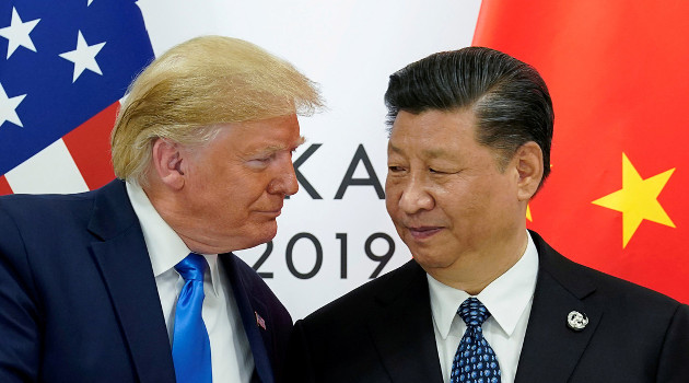 Los presidentes de EE.UU. y China, Donald Trump y Xi Jinping, Osaka, Japón, el 29 de junio de 2019. /Foto: Kevin Lamarque (Reuters)