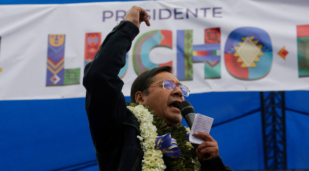 El candidato presidencial Luis Arce del partido Movimiento al Socialismo (MAS) David Mercado / Reuters