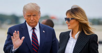 El presidente de Estados Unidos, Donald Trump, y su esposa Melania. /Foto: Carlos Barria (Reuters)