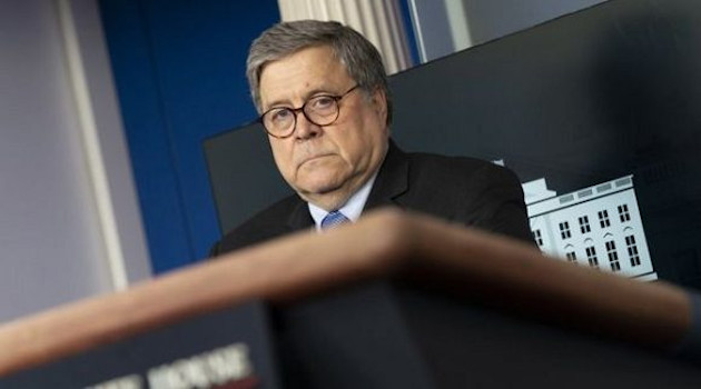 El fiscal general de EE.UU., William Barr. /Foto: EPA.