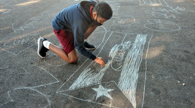 Desde el dibujo también se refrendan los derechos. /Foto: Juan Carlos Dorado