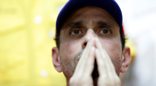 Opositor venezolano Henrique Capriles durante conferencia de prensa en Caracas. 28 de julio de 2017. /Foto: Ueslei Marcelino / Reuters