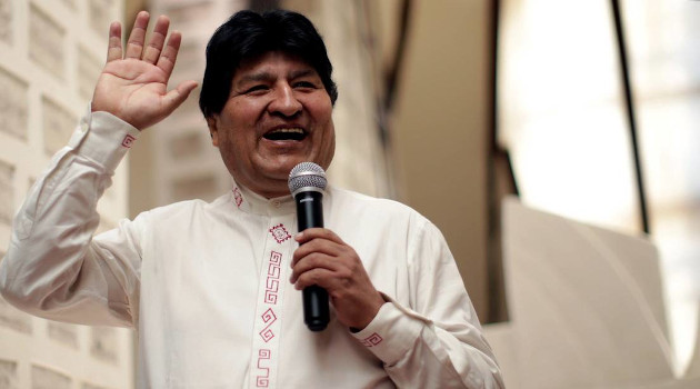 Expresidente de Bolivia Evo Morales se dirige a los medios de comunicación. 10 de noviembre de 2020. /Foto: Ueslei Marcelino / Reuters
