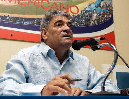 Ernesto Reinoso, comisionado nacional de béisbol. /Foto; Calixto N. Llanes