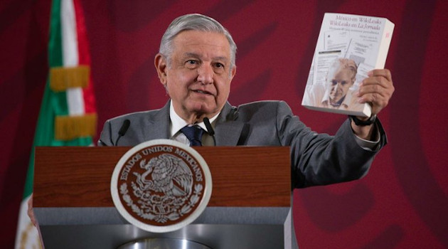 El presidente Andrés Manuel López Obrador se manifestó en favor de la liberación de Julian Assange, fundador de WikiLeaks. /Foto: La Jornada