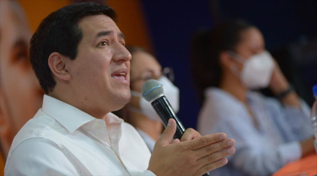 Andrés Arauz, candidato por la alianza progresista Unión por la Esperanza. /Foto: HispanTV