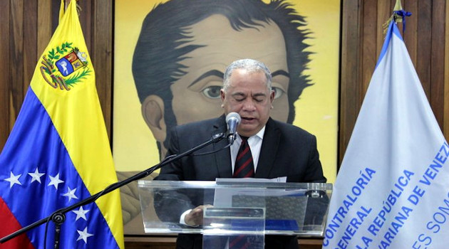 Elvis Amoroso, Contralor General de la República Bolivariana de Venezuela. /Foto: Twitter @CGRVenezuela