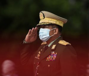 Comandante en jefe de los Servicios de Defensa de Birmania, general Min Aung Hlaing. /Foto:  Ye Aung Thu / Reuters