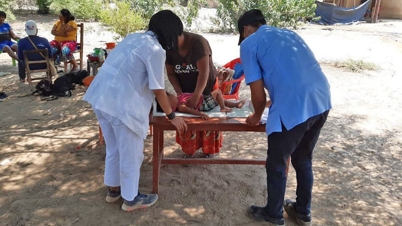 El Equipo de Fortalecimiento de la Atención Primaria de la Salud trabaja con poblaciones wichí de Santa Victoria Este, Salta, Argentina. /Foto: Programa de fortalecimiento de la Atención Primaria de la Salud, Santa Victoria Este