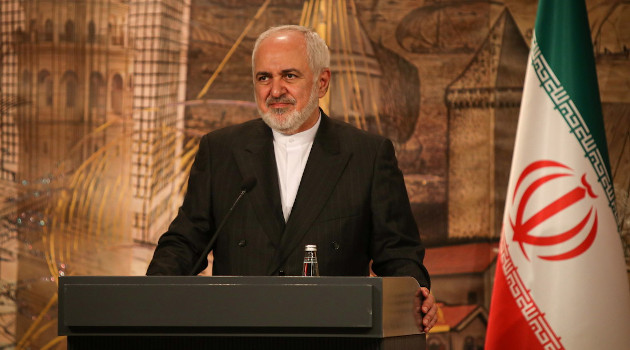 El ministro de Exteriores de Irán, Mohamad Yavad Zarif, en Estambul (Turquía), 29 de enero de 2021. /Foto: Ministerio de Exteriores de Turquía / Reuters