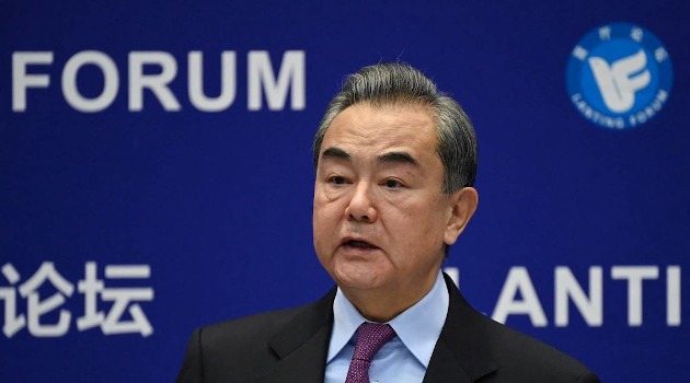 Wang Yi, ministro de Exteriores de China. /Foto: Greg Baker / AFP