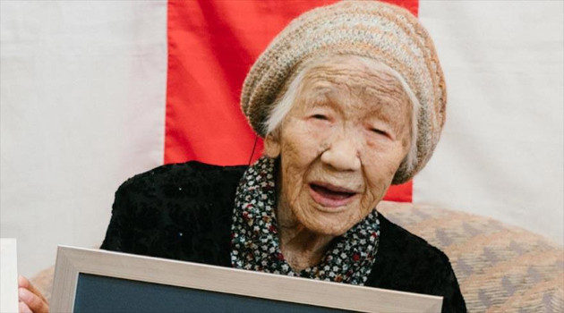 Kane Tanaka cuando su nombre entró en el Guinness World Records en 2019. /Foto: Reuters