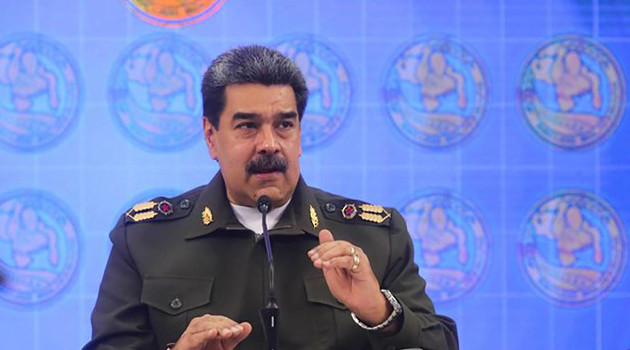 El presidente venezolano, Nicolás Maduro durante el resumen de los ejercicios militares Escudo Bolivariano 2021. /Foto: Twitter @VTVcanal8