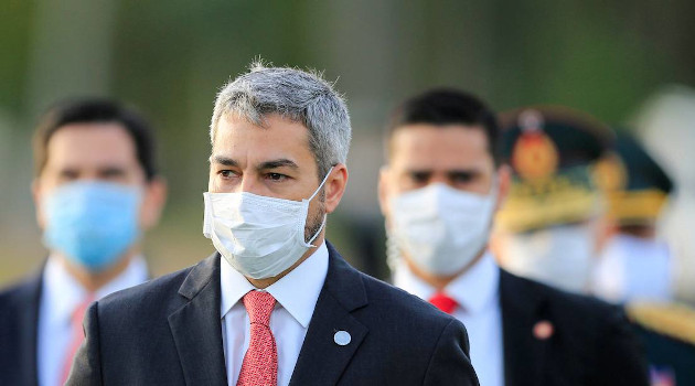 Mario Abdo Benítez llega a un acto en el cuartel La Victoria en San Lorenzo, Paraguay. /Foto: Archivo de Jorge Adorno / Reuters