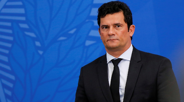 El exministro de Justicia, Sergio Moro. 13 de abril de 2020, Brasilia, Brasil. /Foto: Adriano Machado / Reuters